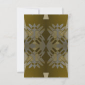 Futuristische Art-Deco-Party Einladung (Rückseite)