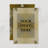 Futuristische Art-Deco-Party Einladung (Vorne/Hinten)