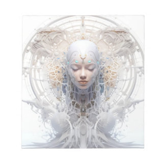 Futuristische Art Notizblock