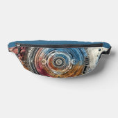 Futuristische Batik Kosmic Art - Space Design Bauchtasche (Ablage )