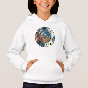 Futuristische Batik Kosmic Art - Space Design Hoodie