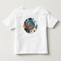 Futuristische Batik Kosmic Art - Space Design