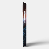 Futuristische Binärcode-Datenfluss-Handyhülle -Cyb Case-Mate iPhone Hülle (Rückseite / Links)
