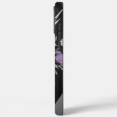 Futuristische Black Floral Phone Case (Rückseite / Links)
