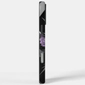 Futuristische Black Floral Phone Case (Rückseite / Rechts)