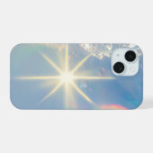 Futuristische Blue Chrome iPhone 14 Pro Max Hülle iPhone 15 Hülle (Rückseite (Horizontal))