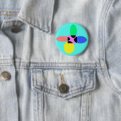 Futuristische Blume Button (Beispiel)
