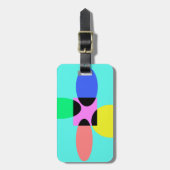 Futuristische Blume Gepäckanhänger (Vorderseite vertikal)