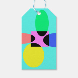 Futuristische Blume Geschenkanhänger