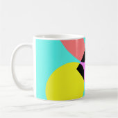 Futuristische Blume Kaffeetasse (Links)
