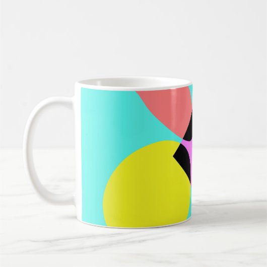 Futuristische Blume Kaffeetasse (Links)