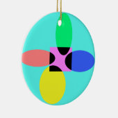 Futuristische Blume Keramik Ornament (Rechts)