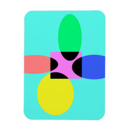 Futuristische Blume Magnet