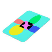 Futuristische Blume Magnet (Linke Seite)