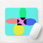 Futuristische Blume Mousepad (Mit Mouse)