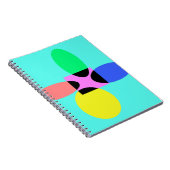 Futuristische Blume Notizblock (Rechte Seite)