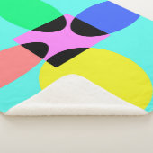Futuristische Blume Sherpadecke (3/4)