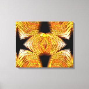 Futuristische Chrystal X7-5 Wrapped Canvas Leinwanddruck