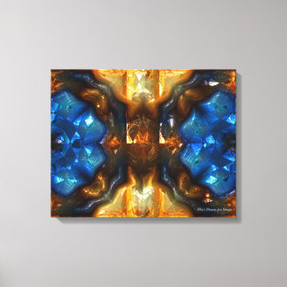 Futuristische Chrystal X8-1 Wrapped Canvas Leinwanddruck