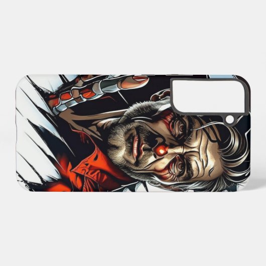 Futuristische Clown Art Phone Case Samsung Galaxy Hülle (Rückseite (Horizontal))