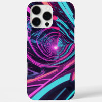 Futuristische Cyberpunk Kunst mit Neon Lights Desi