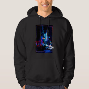 Futuristische Cyberpunk Lofi Streetwear Japan Stre Hoodie