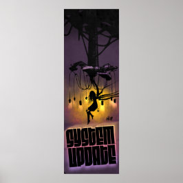 Futuristische Cyberpunk Sci Fi Fantasy VR Artwork Poster