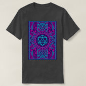Futuristische Cyberpunk Tabletop RPG D20 Dice T-Shirt (Design vorne)