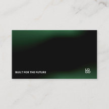 Futuristische Dark-Tech-Startup-Visitenkarte