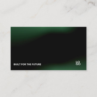 Futuristische Dark-Tech-Startup-Visitenkarte Visitenkarte