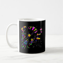 Futuristische Digital Art Kreationen Kaffeetasse