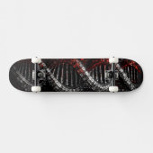 Futuristische DNA-Helix 3D Skateboard (Horizontal)