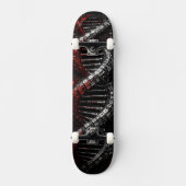 Futuristische DNA-Helix 3D Skateboard (Vorderseite)