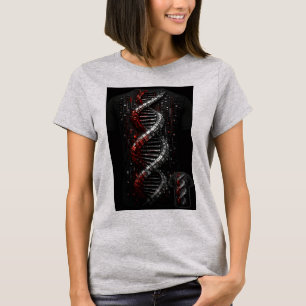 Futuristische DNA-Helix 3D  T-Shirt