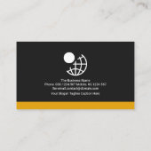 Futuristische Dynamic Colorful Atemberaubend Compu Visitenkarte (Rückseite)