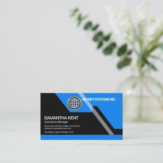 Futuristische Dynamic Colorful Atemberaubend Visitenkarte (Stehend Vorderseite)