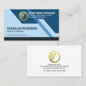 Futuristische, dynamische Atemberaubende Sicherhei Visitenkarte (Vorne/Hinten)