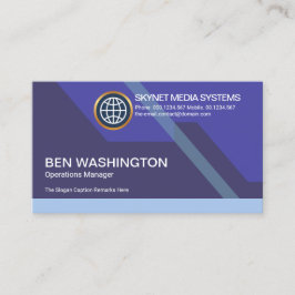 Futuristische dynamische Atemberaubende Technologi Visitenkarte