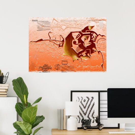 Futuristische Evo Poster Print optimiert ver. (Heimbüro)