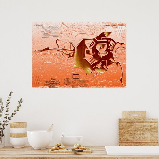 Futuristische Evo Poster Print optimiert ver. (Küche)