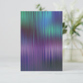 Futuristische Farbunschärfe, unscharfe Einladung (Stehend Vorderseite)