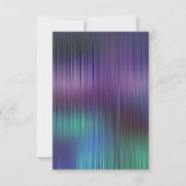 Futuristische Farbunschärfe, unscharfe Einladung (Rückseite)