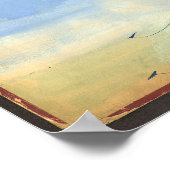 Futuristische Flugreisen / Harry Grant / Dart Poster (Ecke)