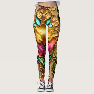 "Futuristische französische Glamour Leggings: Eleg Leggings