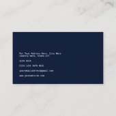 Futuristische Grafik | Börse Visitenkarte (Rückseite)