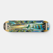 "Futuristische Harmonie" Skateboard (Horizontal)