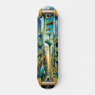 "Futuristische Harmonie" Skateboard