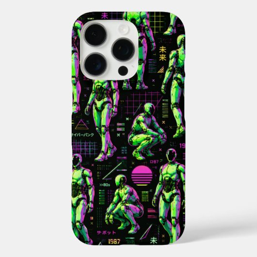 Futuristische humanoide Roboterkunst | KI Android Case-Mate iPhone Hülle (Rückseite)