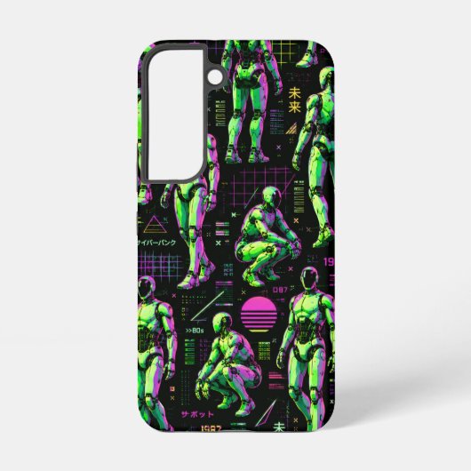 Futuristische humanoide Roboterkunst | KI Android Samsung Galaxy Hülle (Rückseite)