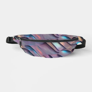 Futuristische Iridescent/abstrakte holografische Bauchtasche